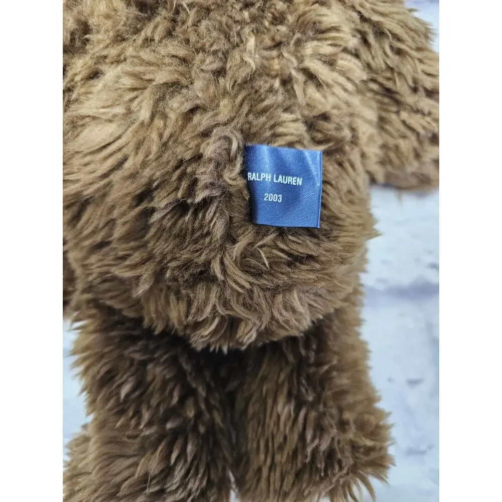 Vintage 2003 Ralph Lauren Polo Bear Plush Teddy 10